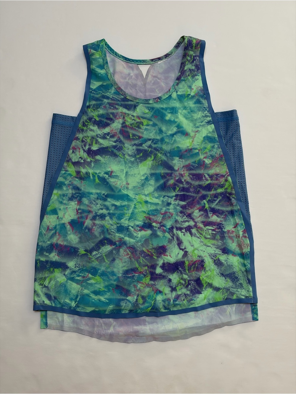 Ivivva Kids Blue and Green Tank Top